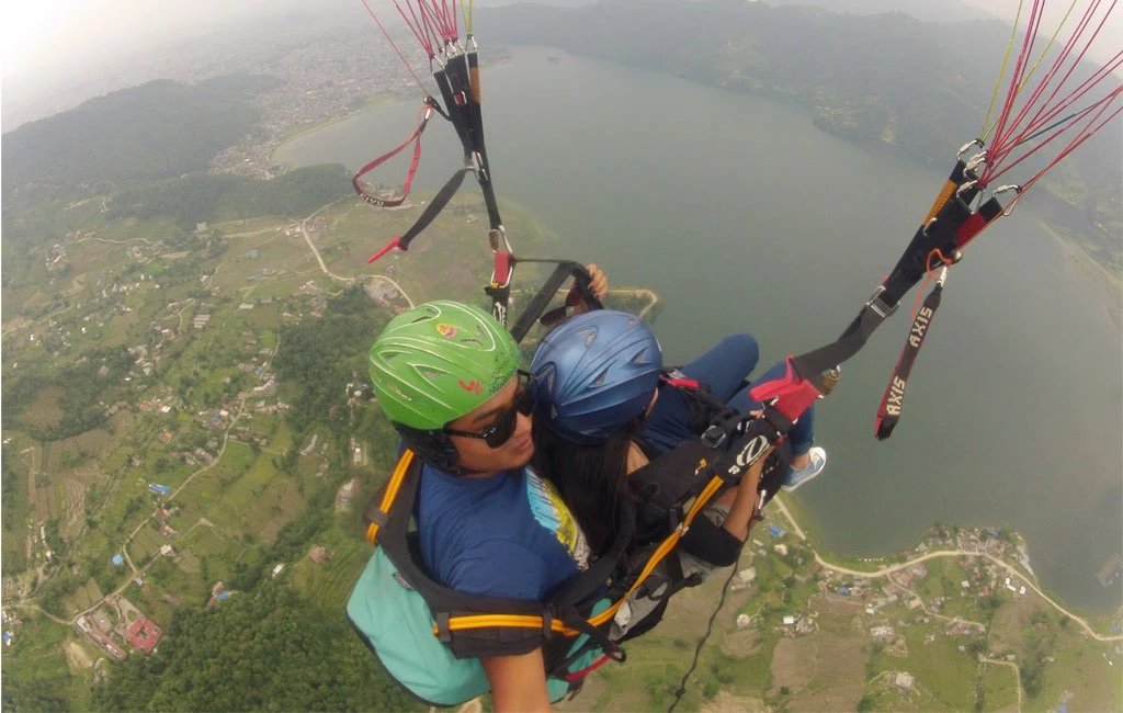 Paragliding in Nepal