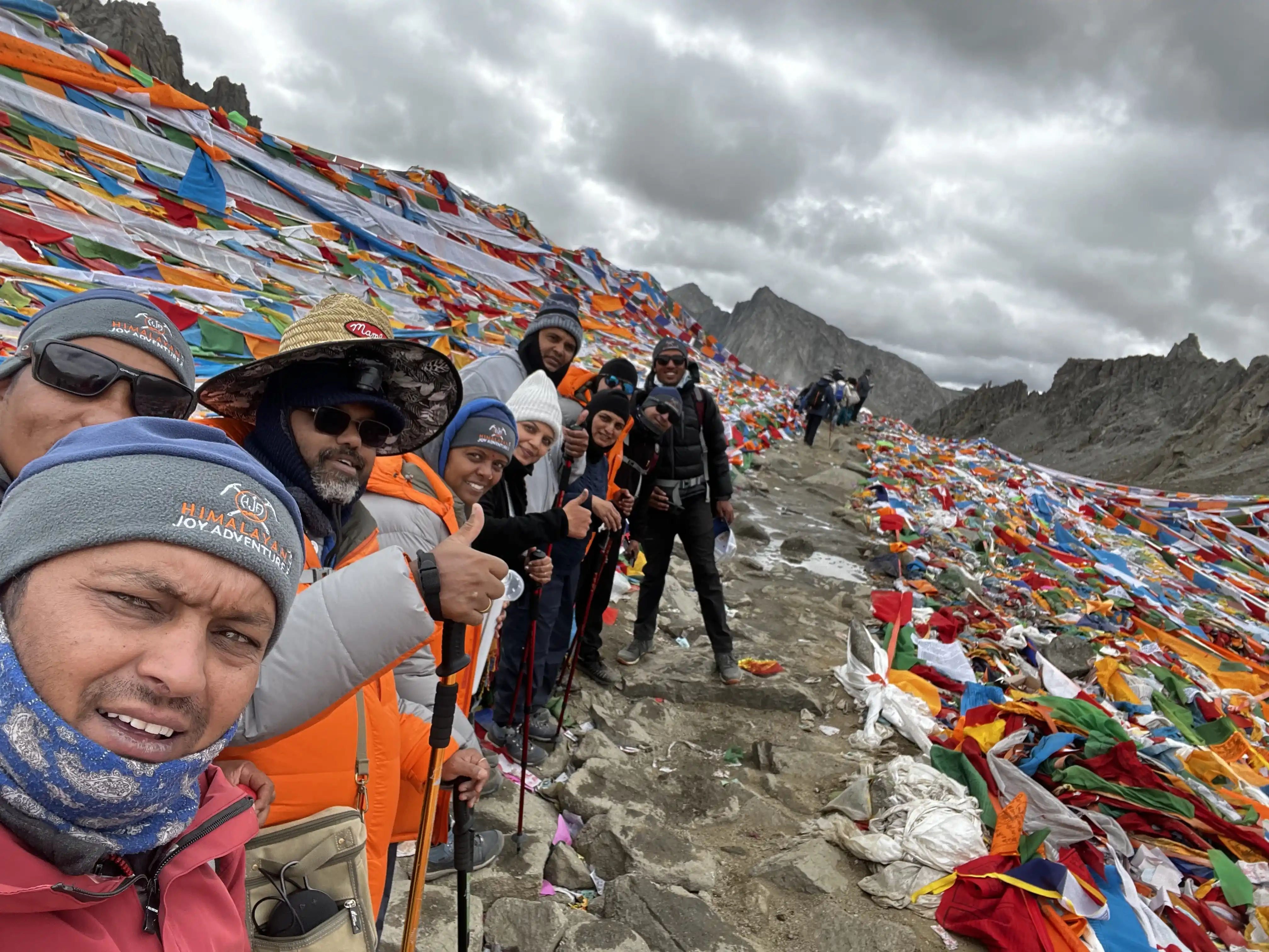 A quick snap at Dolma la pass