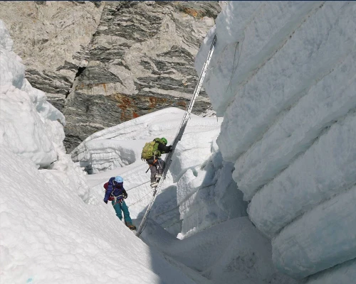 Climbing Island Peak