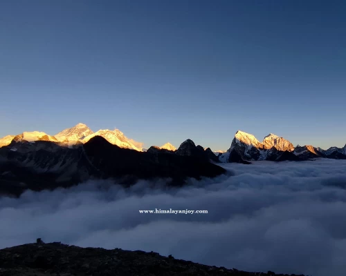 Evening View Including Mt Everest From Gokyo Ri