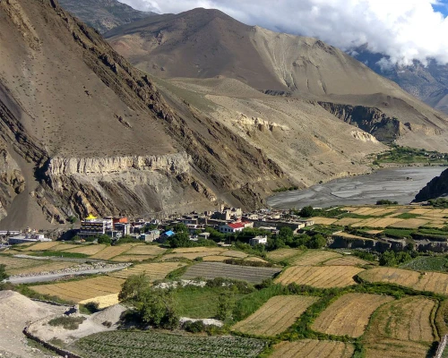 Kagbeni Village On The Way To Muktinath 
