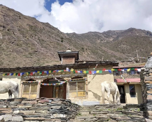 Monastary In Tsum Valley