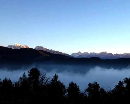Mount Everest View From Jhapre