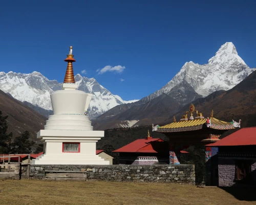Mt Amadablam, Lhotse, Everest And Nuptse