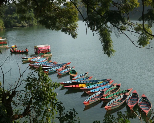 Phewa Lake, Pokhara City 