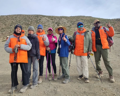 Taking Group Picture After Completing The Kailash Kora