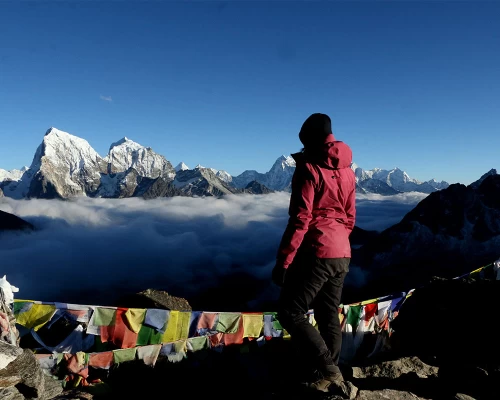 View From The Gokyo Ri In The Evening