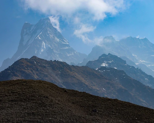 View Of Mt Fishtail Mardi